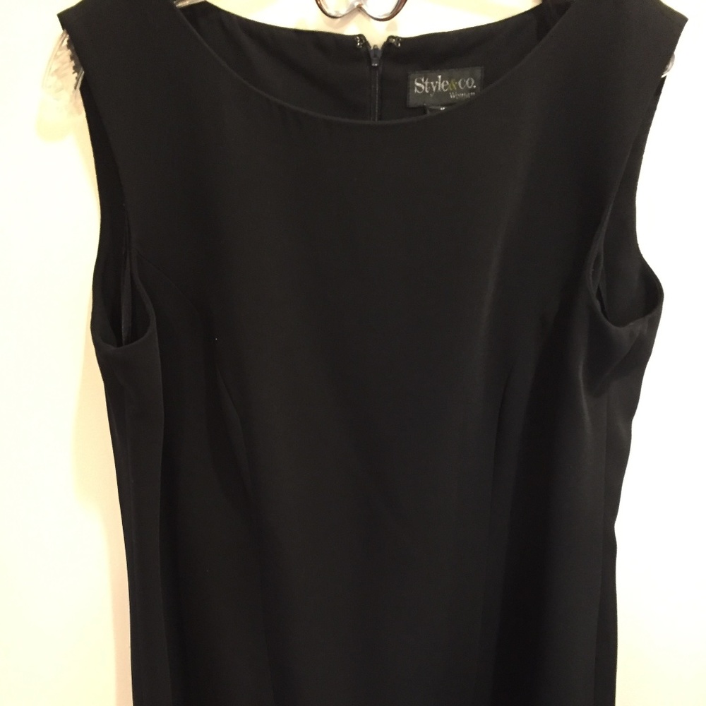 Style & Co. Simple Black Dress